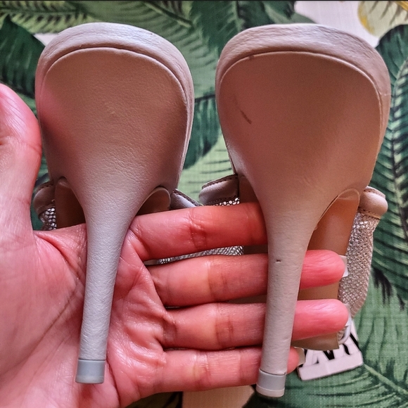 (SOLD) Zara Mesh Heels - Picture 3 of 5